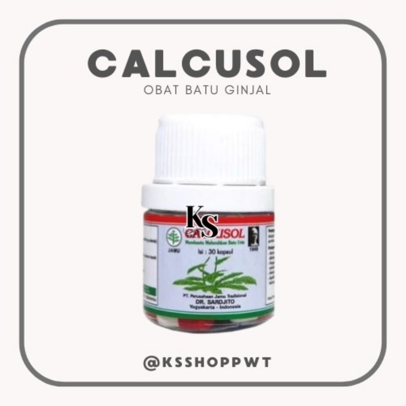 ❤️KS SHOP❤️ CALCUSOL OBAT BATU GINJAL