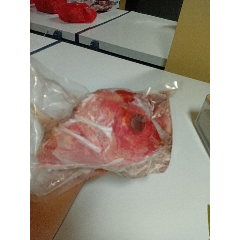 

kepala kakap merah/ikan kakap/kepala kakap 1 kg