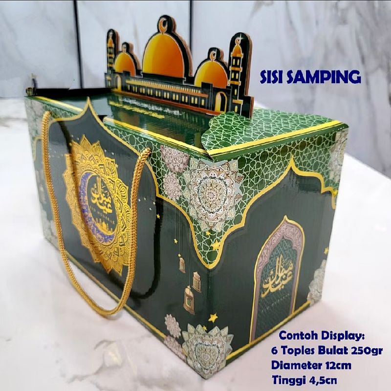

Gable box Idulfitri muat 6 toples 250gr
