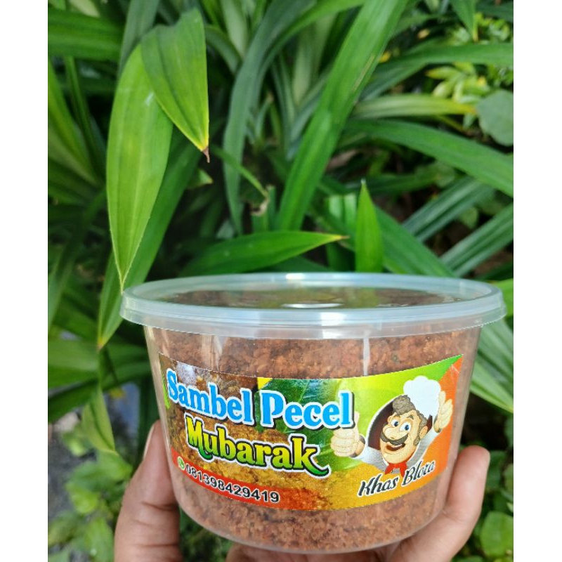 

bumbu pecel sambel pecel khas blora mubarak mantab dan lezat 250 gr