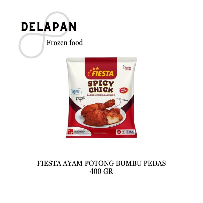

Fiesta Chicken Chick Spicy / Ayam Potong Bumbu Pedas 400 gr
