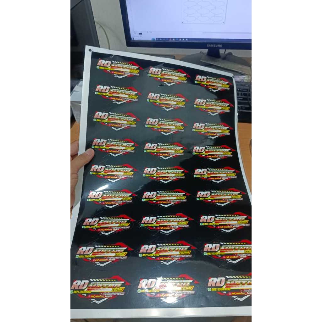 STIKER RACING COSTOME | STIKER RACING | STIKER LOGO MURAH | STIKER