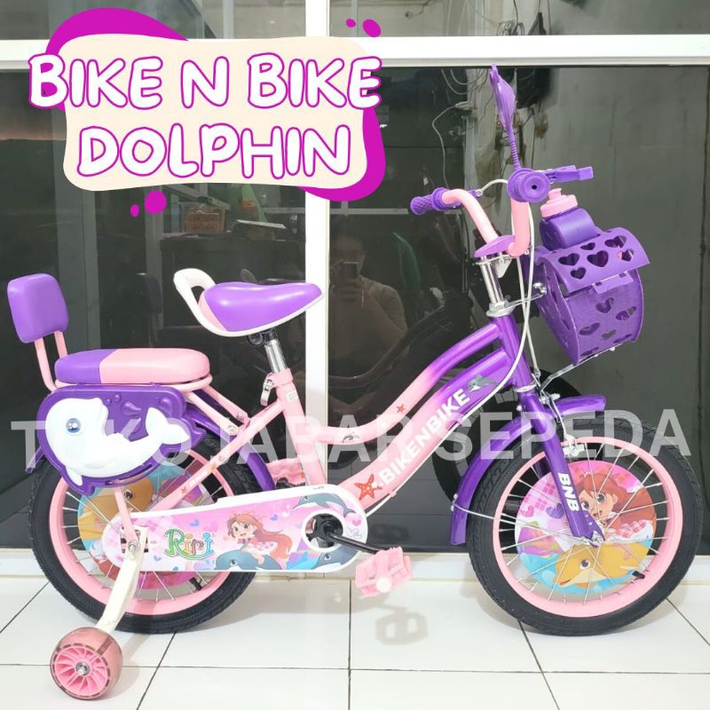 Sepeda Anak Perempuan Mini BNB Dolphin 18 Inch Sepeda CTB BNB
