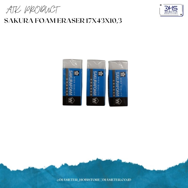 

Penghapus Sakura Foam W17x43x10,3mm