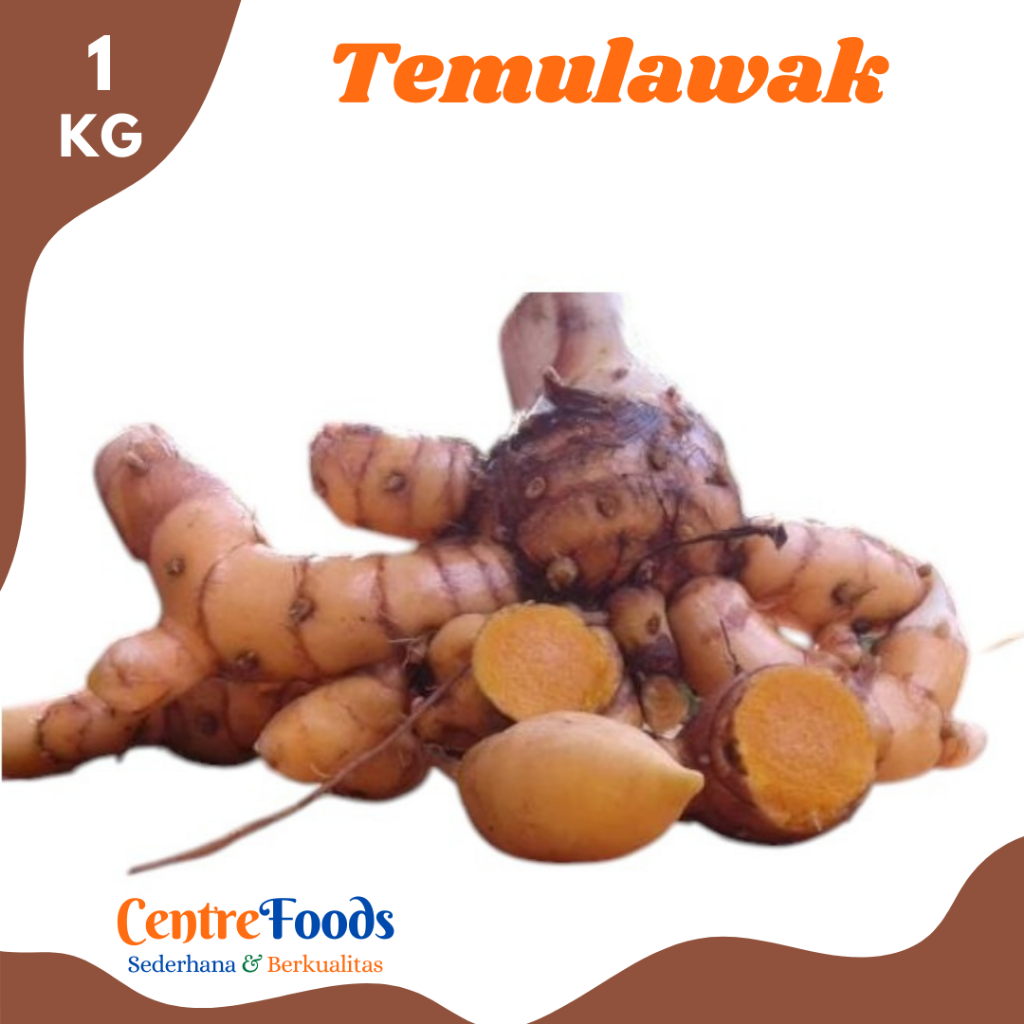 

TEMULAWAK Segar - Temu kuning Fresh Fresh | 1.000gr [ Harga Per KG ]