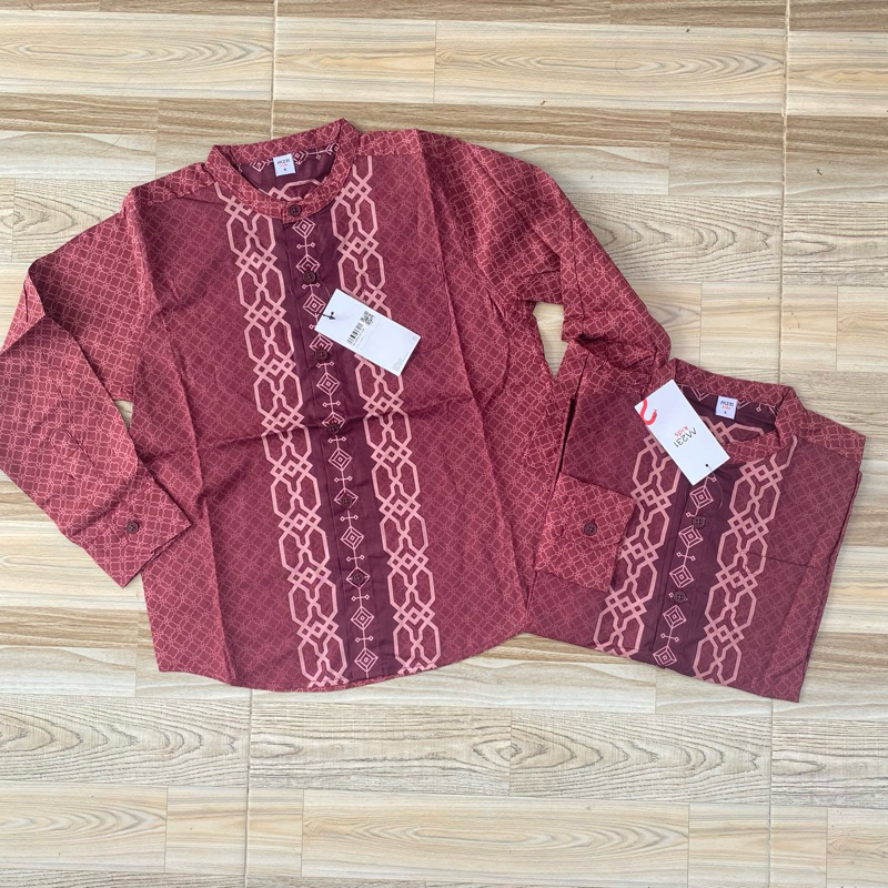 912B 913B KEMEJA KOKO COUPLE KATUN ANAK DEWASA M231 M231KIDS