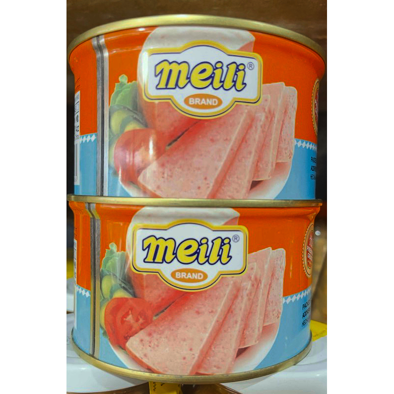

Daging ham meli (pork luncheon meat)kaleng besar 397gr