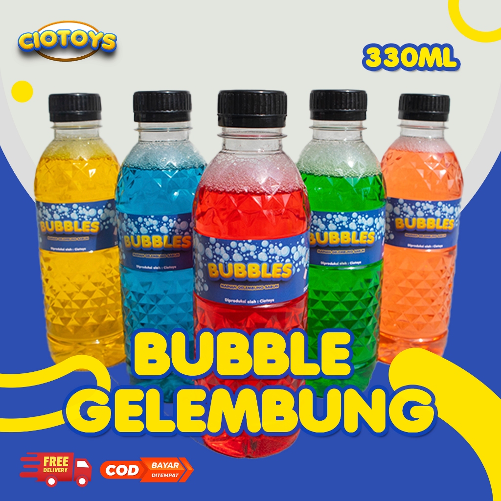 Isi Ulang Gelembung Balon Sabun / Refill Gelembung Sabun / Balon Bubble 330 Mililiter