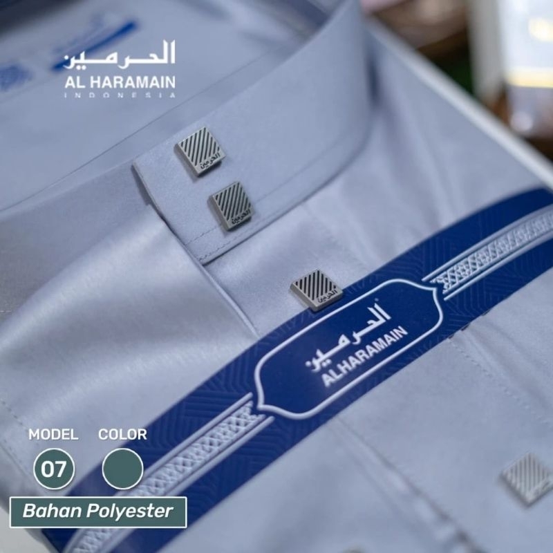 JUBAH AL HARAMAIN LENGAN MANSET MODEL 07 KANCING KOTAK