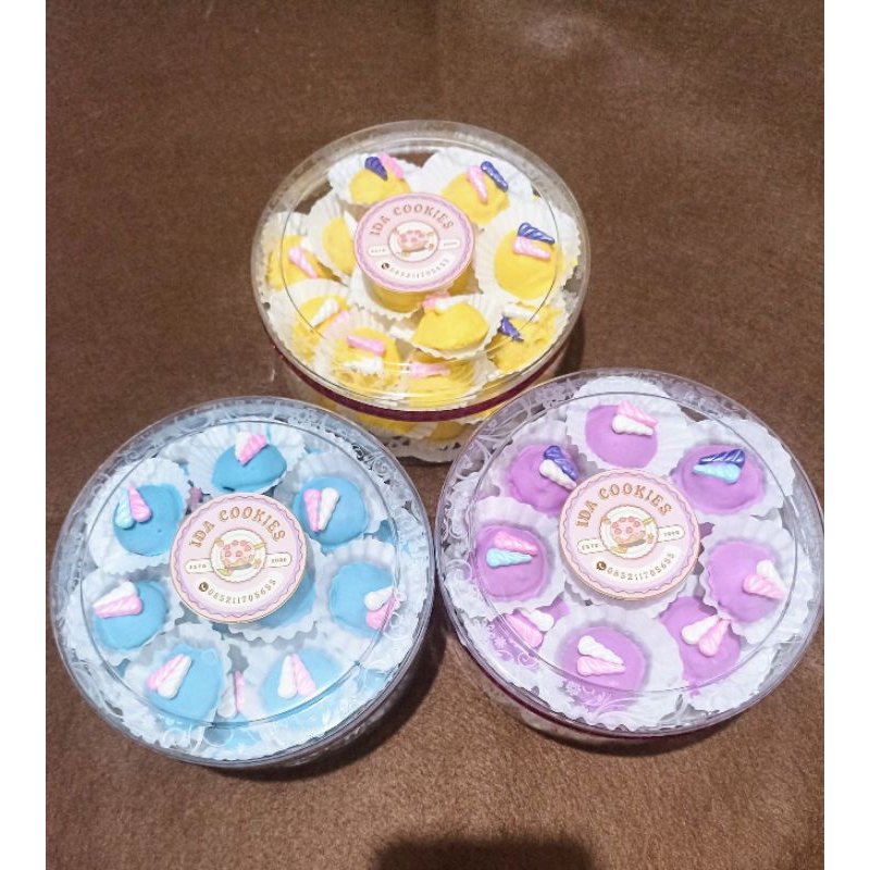 

kue cookies lebaran rasa buah egg drops balut sweet chocolate