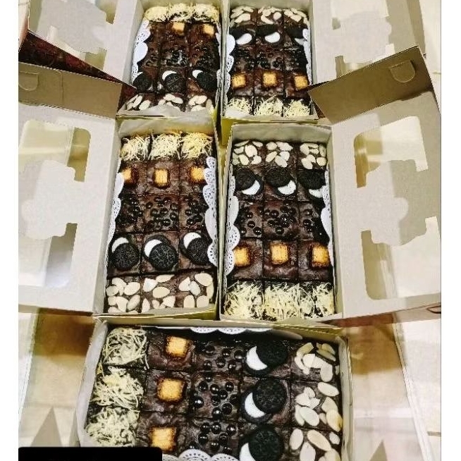 

Brownies Fudgy shine crust sekat by Mildashoppe