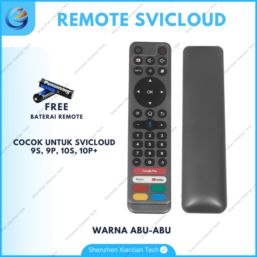 Remote Control TV Box SVICLOUD 9P | Remote Control Smart TV Box Android SVICLOUD 9P