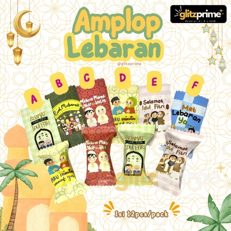 

12 pcs Amplop Lebaran Viral / Amplop Lebaran terbaru / Amplop Lebaran Unik / Amplop Lebaran Lucu