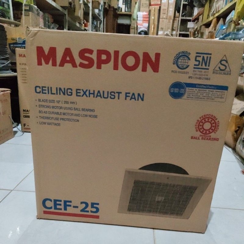 maspion exhaust fan CEF 25 / exhaust fan plafon 10 inch