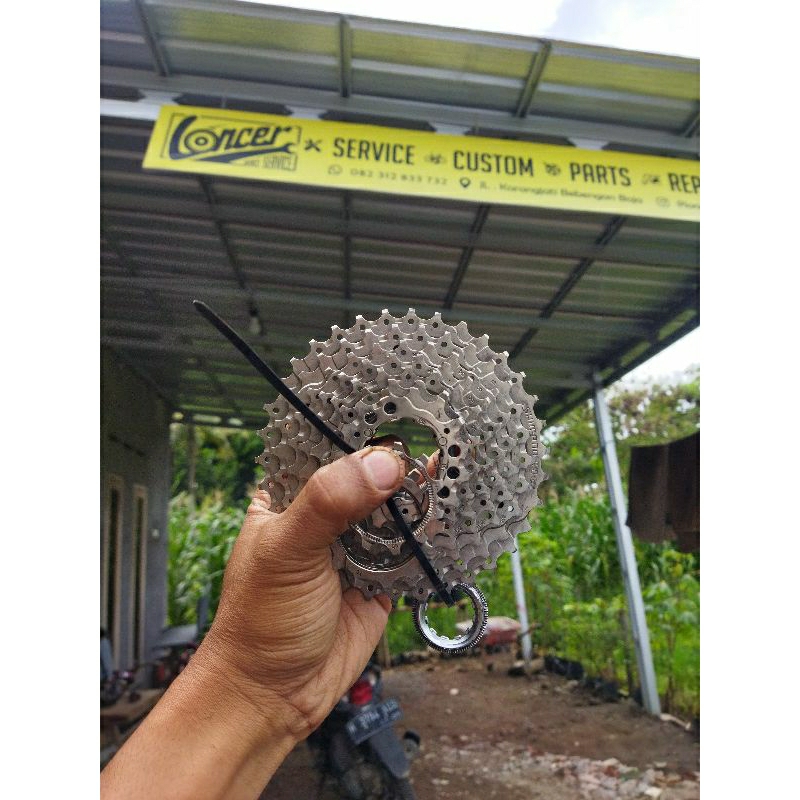 sproket 9speed  shimano 11-36 t