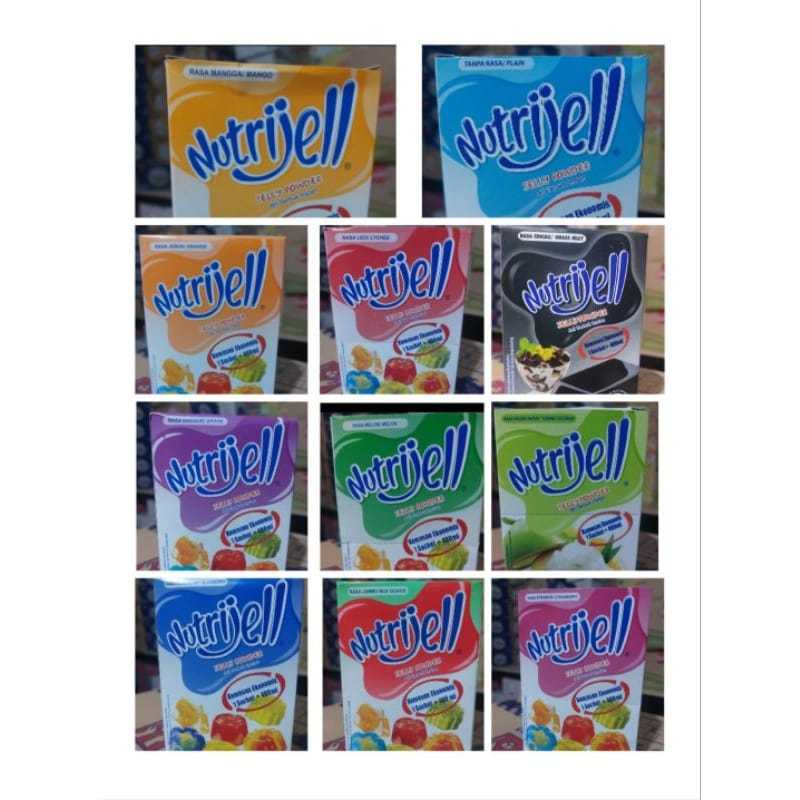

nutrijell ekonomis untuk 400ml air kemasan 1 pack (12 sachet x 10 gram) plain mangga jeruk jambubiji cincau anggur melon kelapa muda blueberry strawberry leci