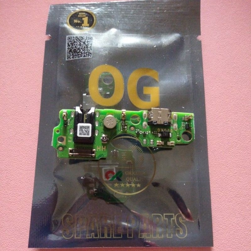 PAPAN KONEKTOR CAS + MIC + H/F INFINIX SMART 7/X6515 + IC