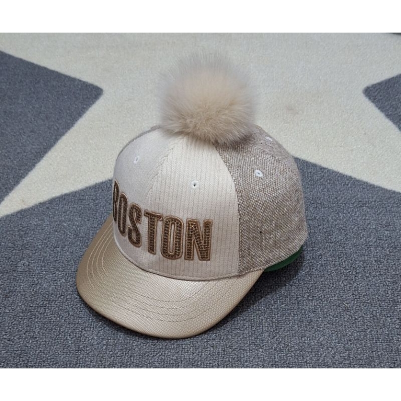 topi visor pendek unik mlb boston original second preloved rare