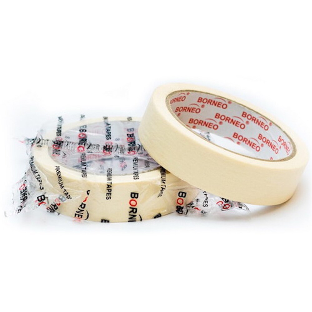 

ISOLASI KERTAS / MASKING TAPE PREMIUM BORNEO 24MM 48MM