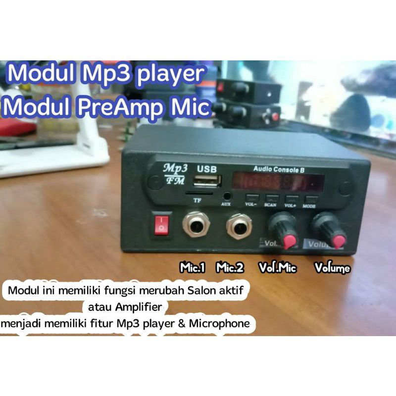 Modul Mp3 Player&PreAmp Mic