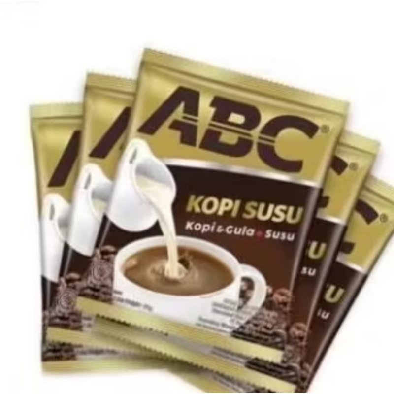 

kopi kapal api ABC susu 1 renceng isi 10 sachet