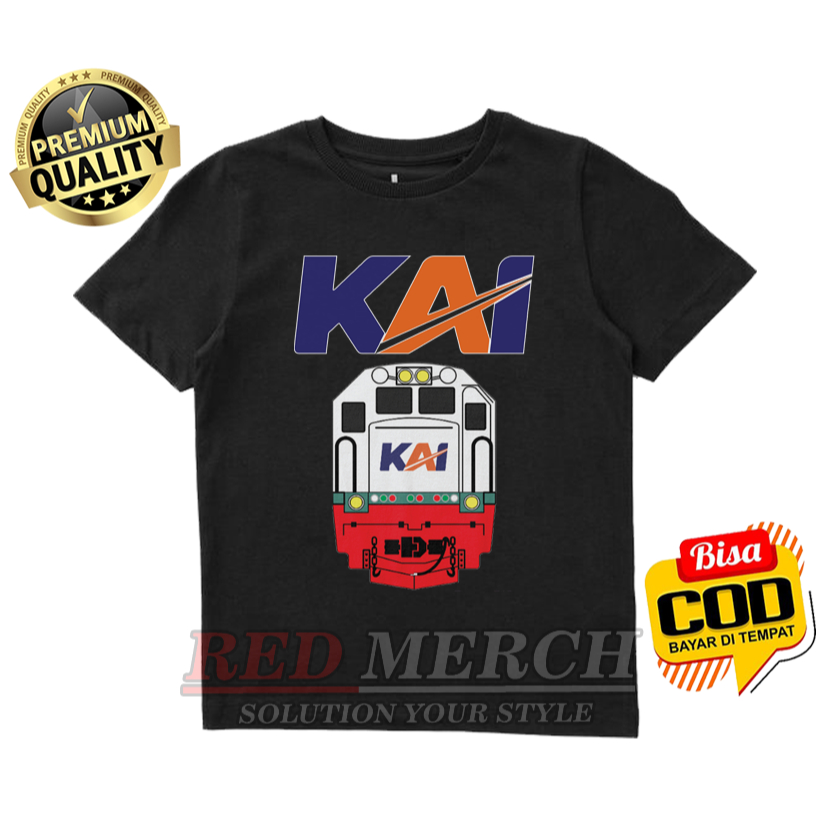 Baju anak kereta api / Kaos anak KAI Lokomotif Kereta api railfans