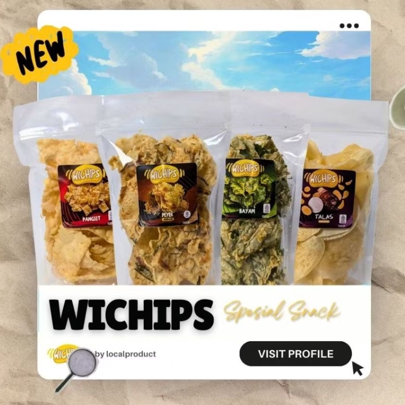 

[200 gr] Keripik Peyek, Talas, Pangsit Camilan dan Oleh-Oleh Lokal