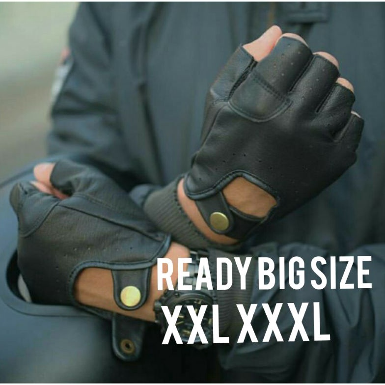 KODE C84C Sarung tangan kulit 211 sarung tangan motor pria wanita ready ukuran besar big size jumbo 