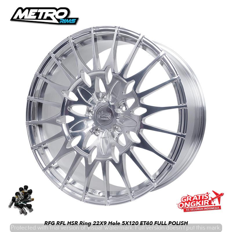 VELG RACING FORGED PREMIUM RING 22 MOBIL BMW X5 SERIES 4,7,8,M BYD SEAL LAND ROVER PELEK HSR RFG R22