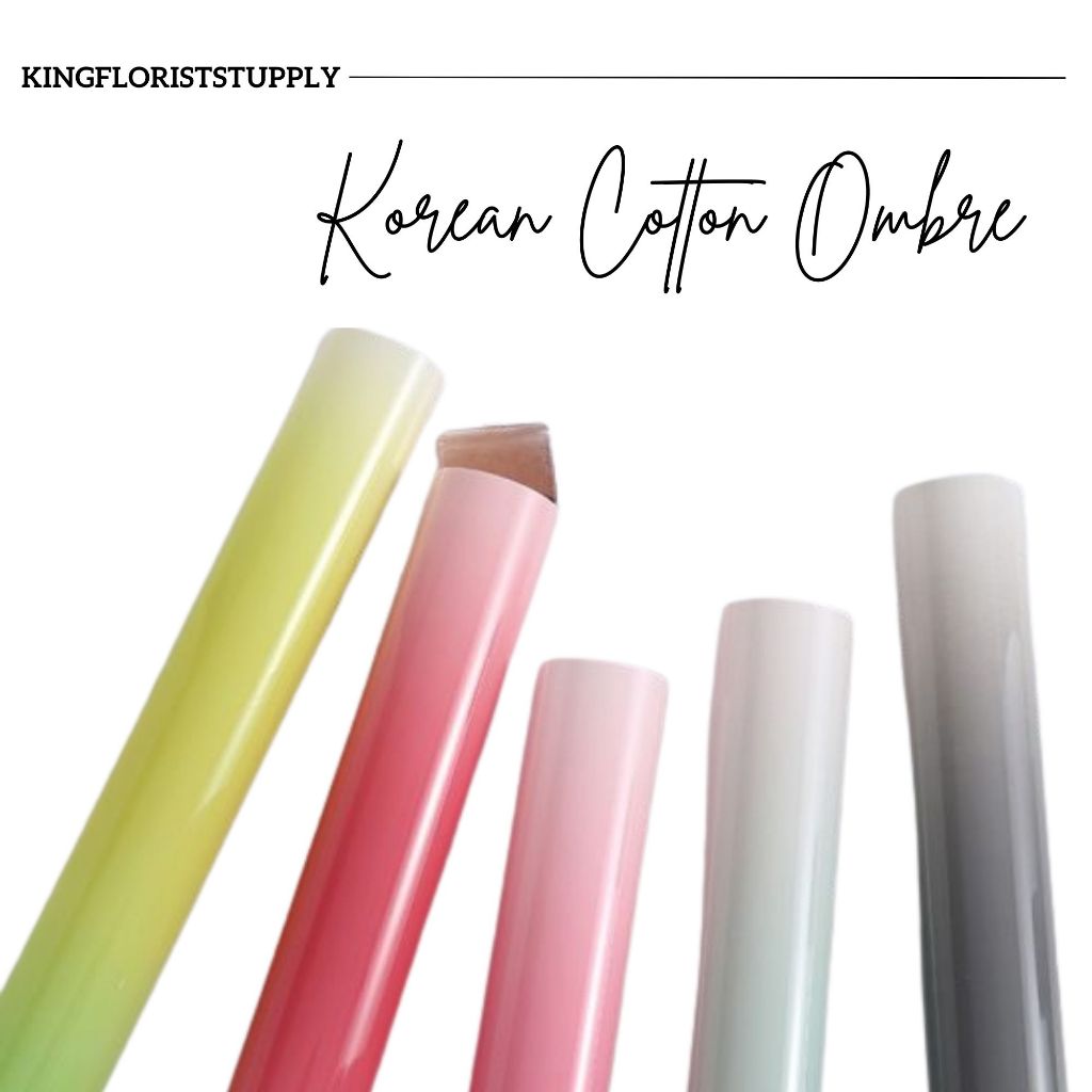 

Gradient Rainbow Opp Wrapping Paper / Kertas Bunga . Kertas Buket / Kertas opp pelangi palstic