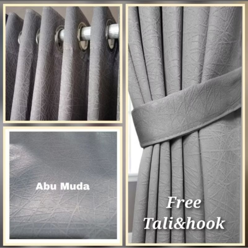 GORDEN JENDELA BLACKOUT TEBAL GORDEN PINTU HORDENG KAMAR PANJANG PENDEK MINIMALIS