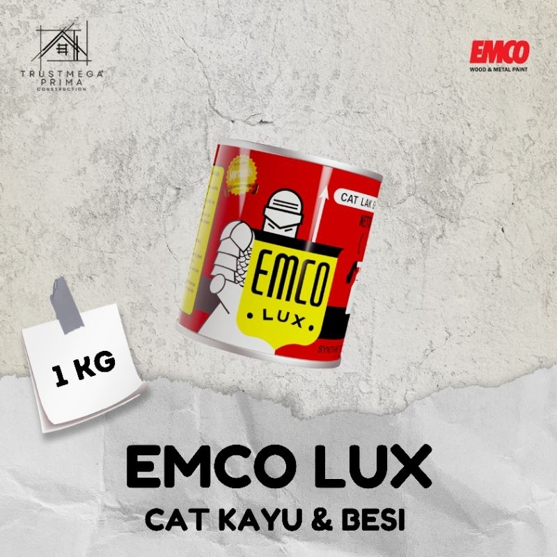 CAT KAYU DAN BESI EMCO LUX 1KG
