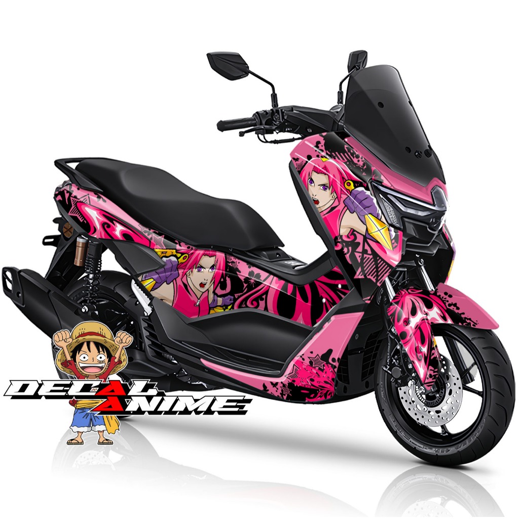 Sticker Decal NMAX TURBO Full body Stiker Nmax Old N Max New Neo Turbo Decal Anime Sakura