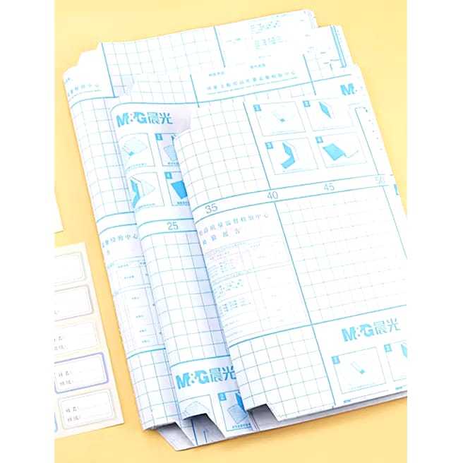 

SAMPUL BUKU TULIS - SAMPUL M&G UKURAN 45X33MM - ISI 5 PCS
