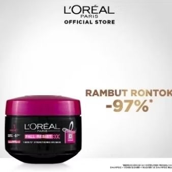 Loreal Paris Fall Resist Hair Mask 200 ml ( Masker Rambut )