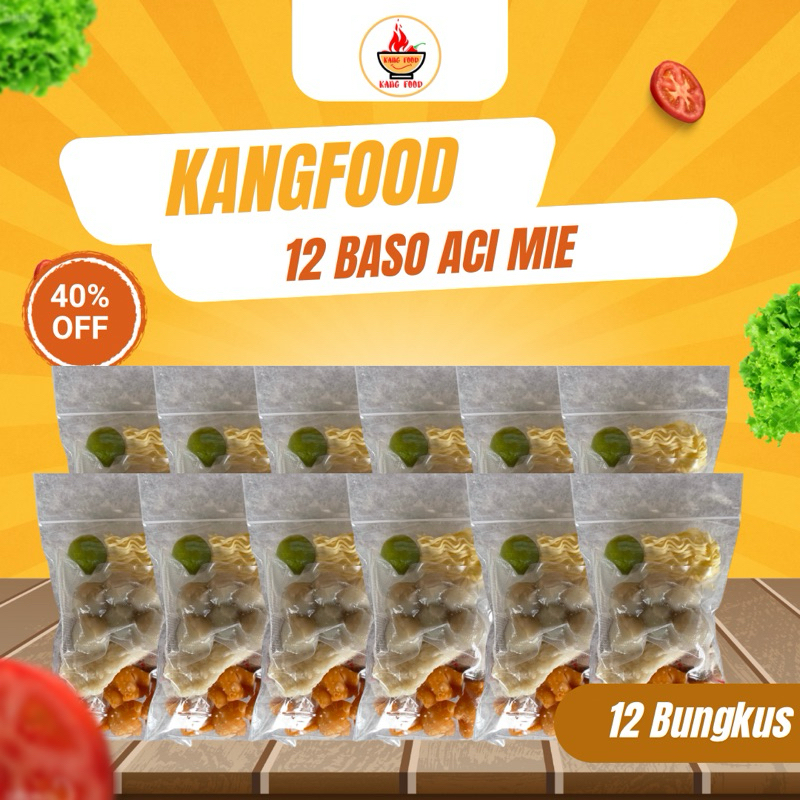 

12Bungkus Baso Aci Mie Mini Extra Bawang Goreng Murah