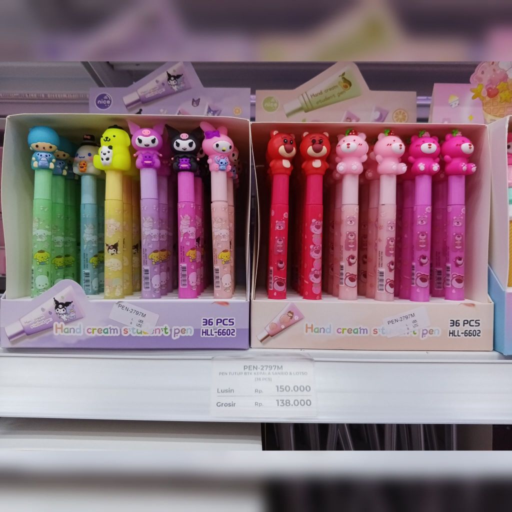 

Pen Tutup Bentuk Kepala Sanrio & Lotso
