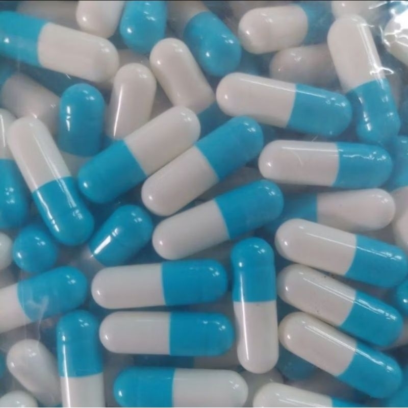 cangkang kapsul kosong uk 3/150mg. biru tua putih