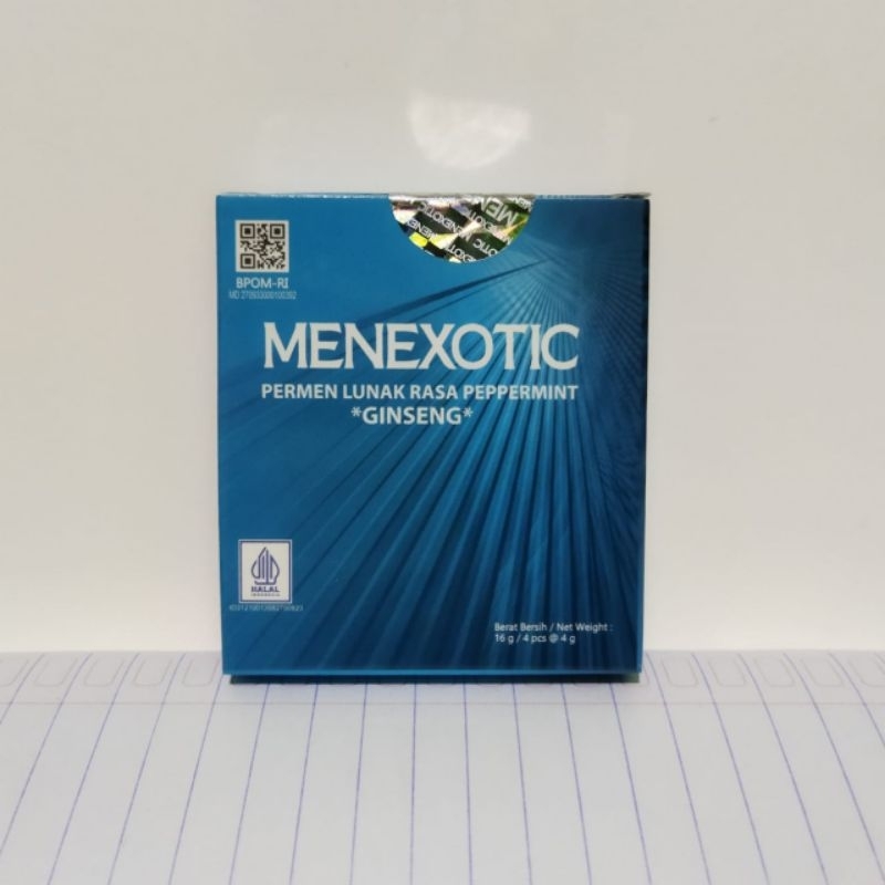 Permen Pria Menxotic|Mense Xotic|Mens Exotic|MeneXotic Original Candy Stamina 1 Kotak Isi 4pcs