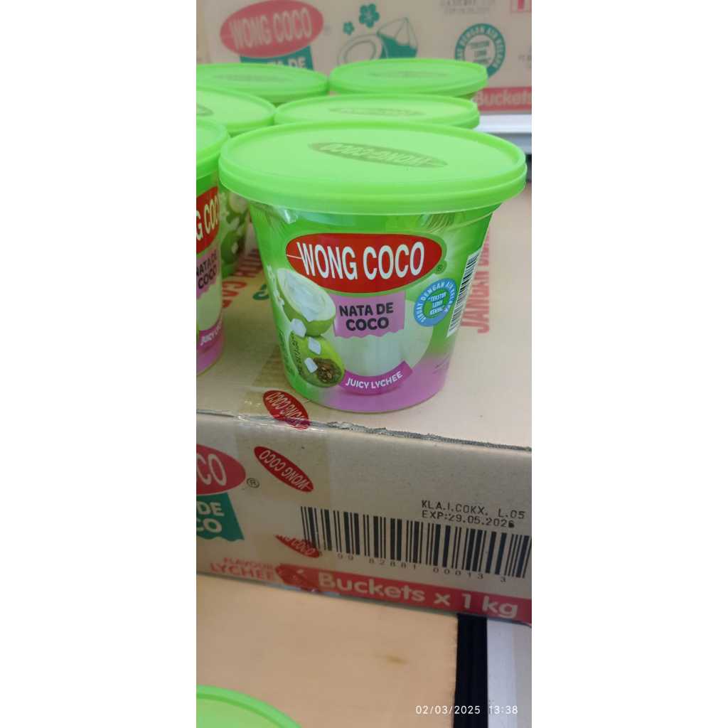 

WONG COCO NATA DE COCO KEMASAN EMBER 1KG - JUICY LYCHEE