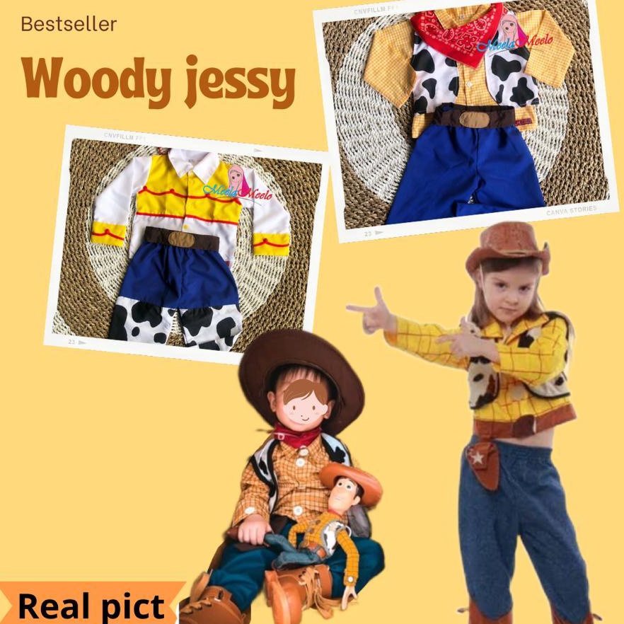 KODE J18E Kostum Toy Story  Kostum Anak Cowboy Zorro Slayer Baju Anak  Toy Story Kostum Jessi Toy St