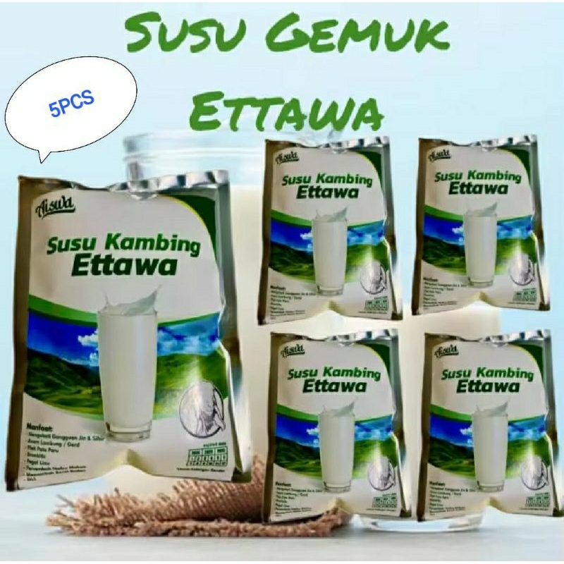 

DAPAT 5 pcs Susu gemuk etawa AISWA no swg weght gain swg etawalin BUKAN USWAH