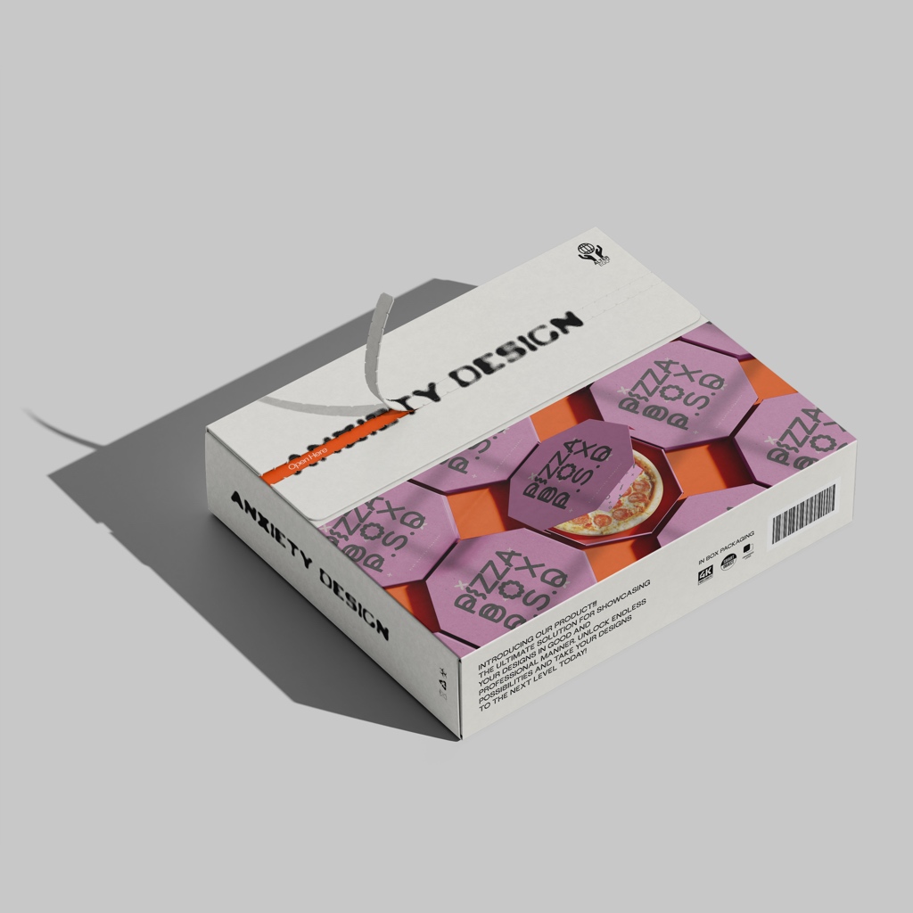 Pizza Box Mockup VOL 1