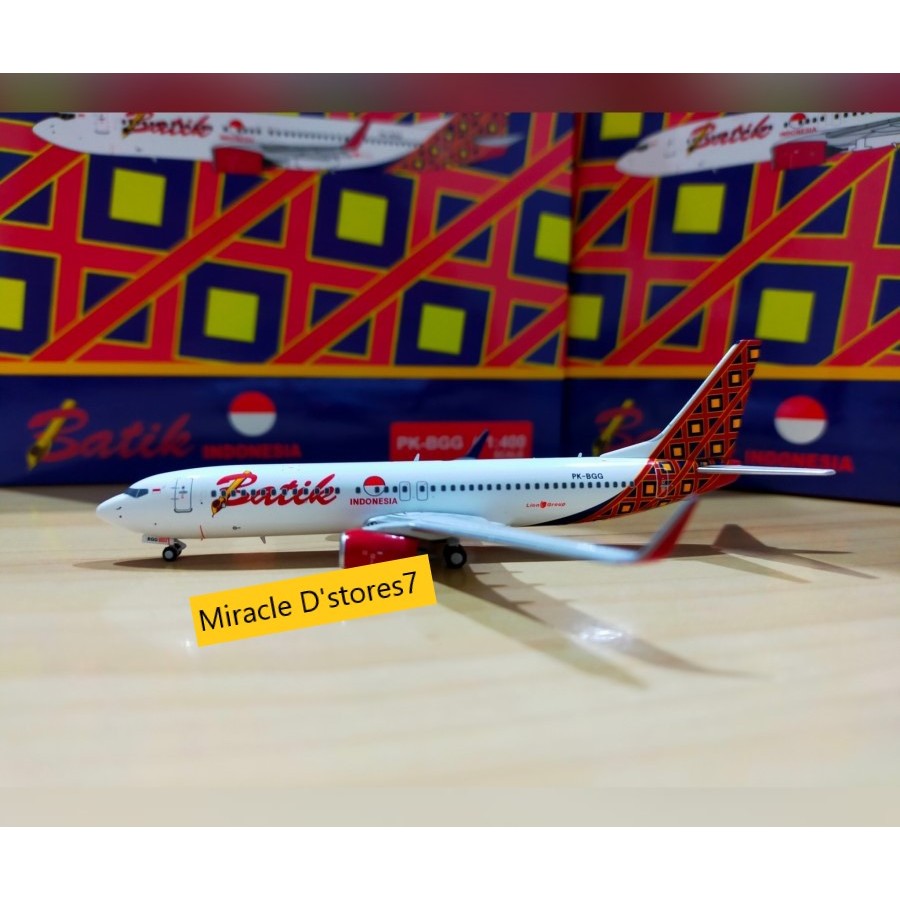 Batik Air Boeing 737-800 PK-BGG Panda Model 1:400