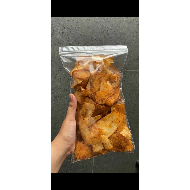 

Keripik Singkong Asin Pedas