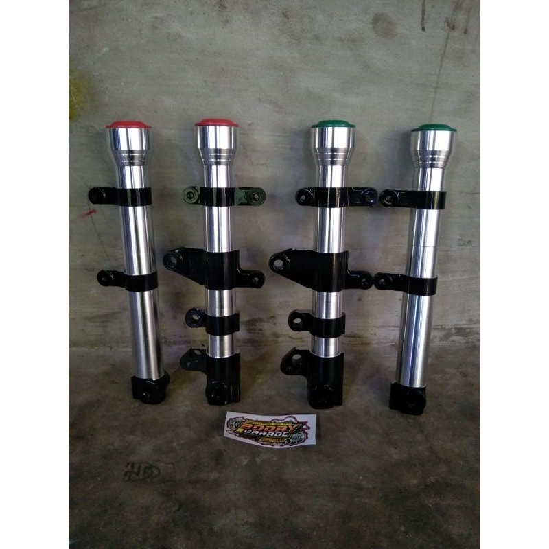 Bottom Shock Depan Yamaha Aerox Lexi Bubut Bening