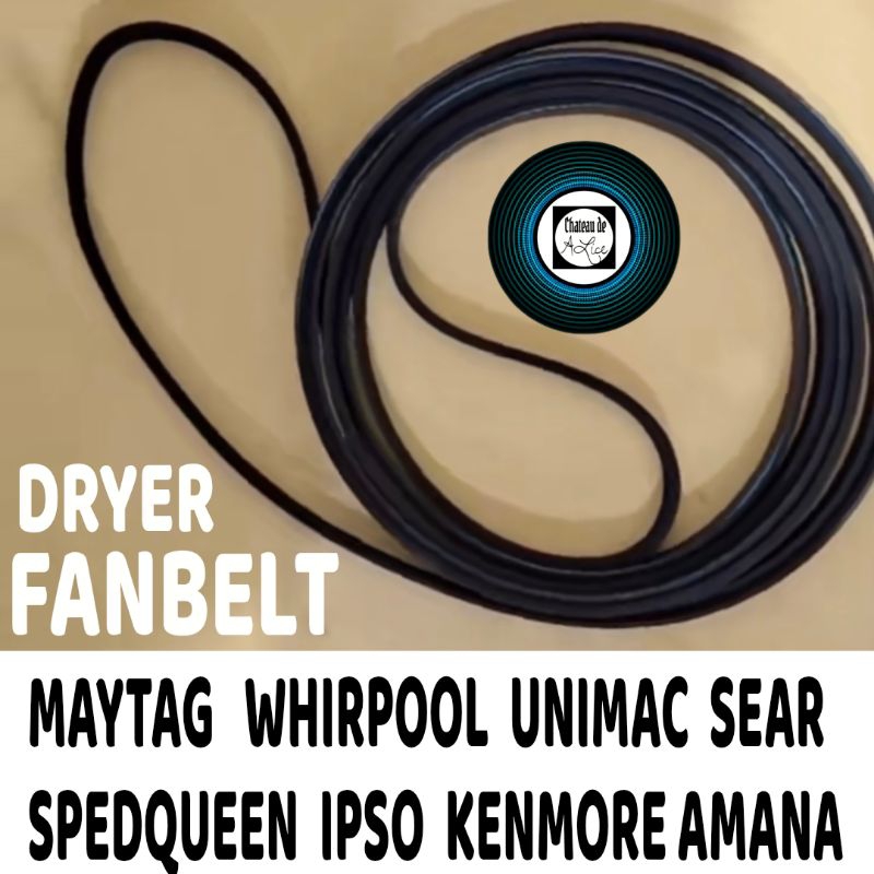 Fanbelt V-Belt Mesin Pengering Laundry Dryer Maytag Whirpool Speedqueen dll TOP