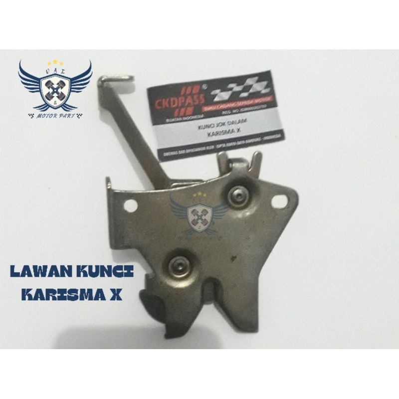 lawan kunci jok dalam engsel jok karisma x