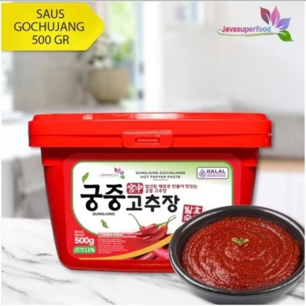 

Pasta Cabai Korea - Korean Hot Chili Pepper Paste - Gungjung Gochujang Import - 500g - Halal