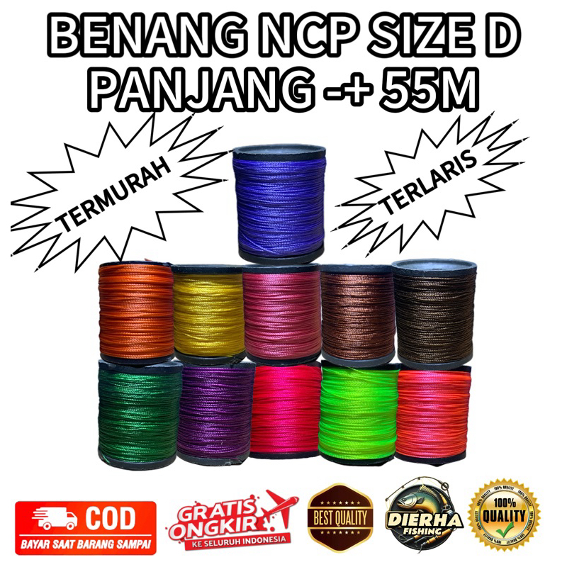 BENANG NCP WRAPPING JORAN SIZE D TERMURAH